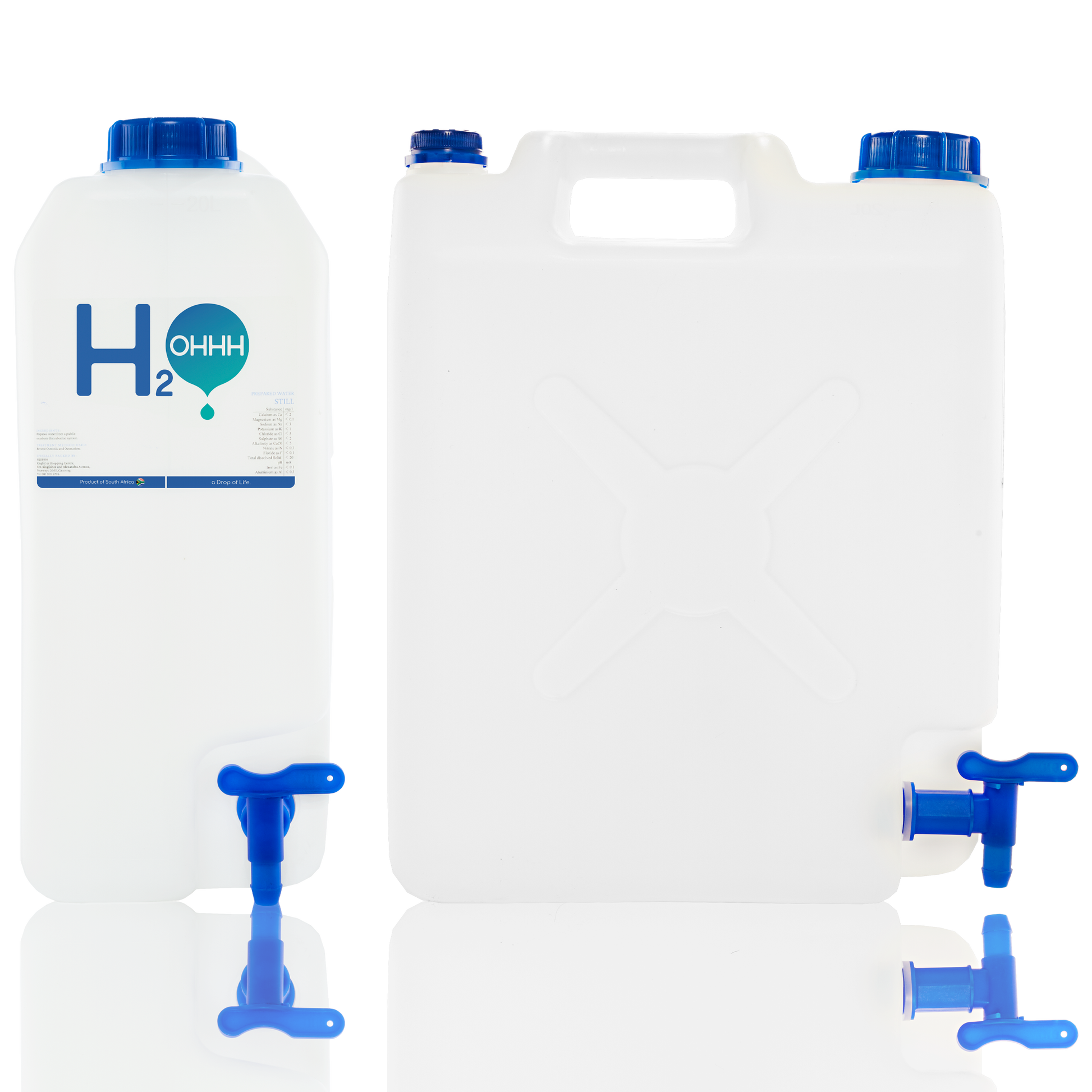 Water container with tap 20L