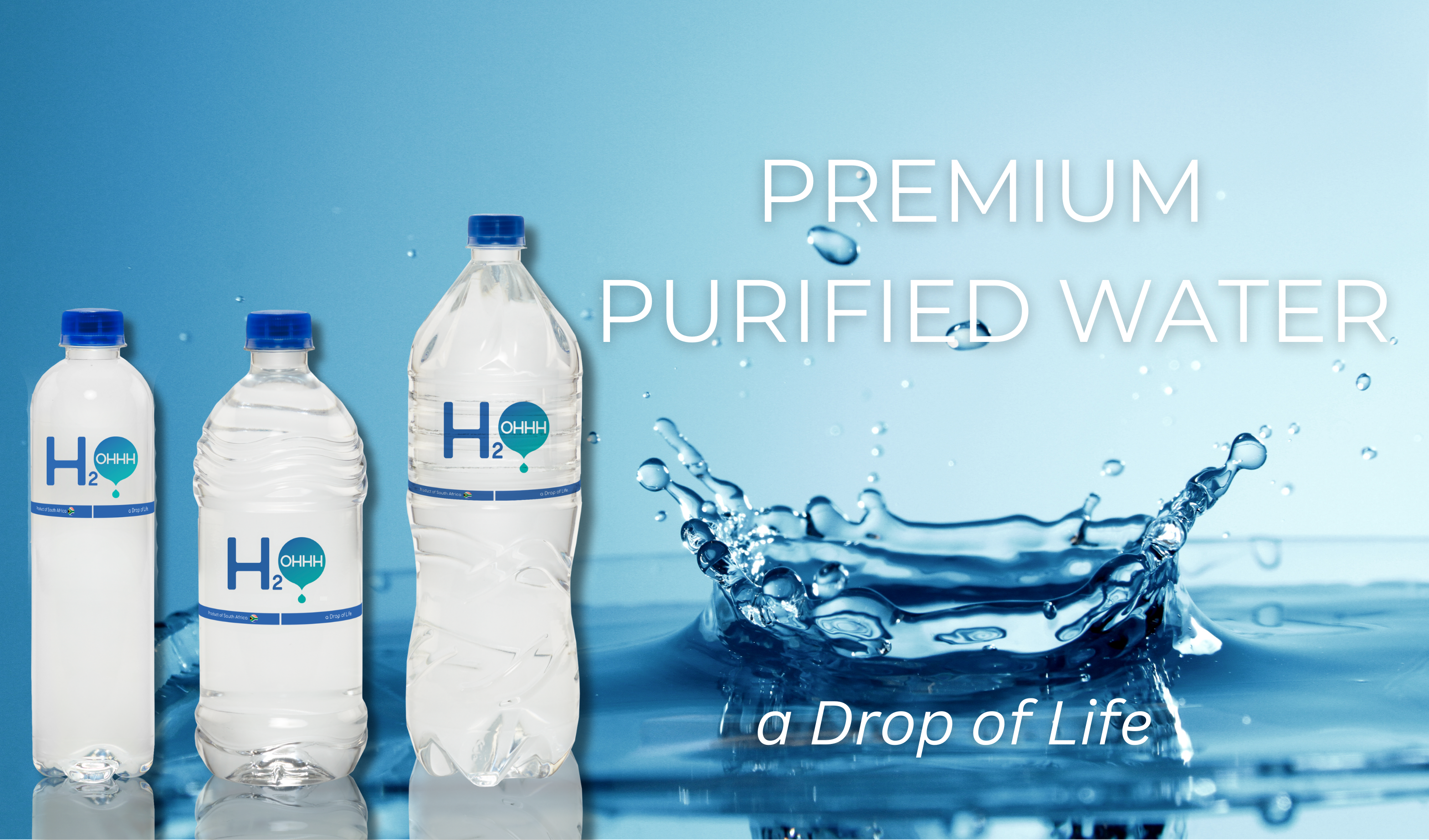 H2OHHH Premium Purified Water